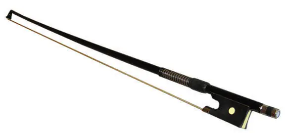 P&H Bows Fiberglass Violin Bow Real Hair, Black Bon Plan